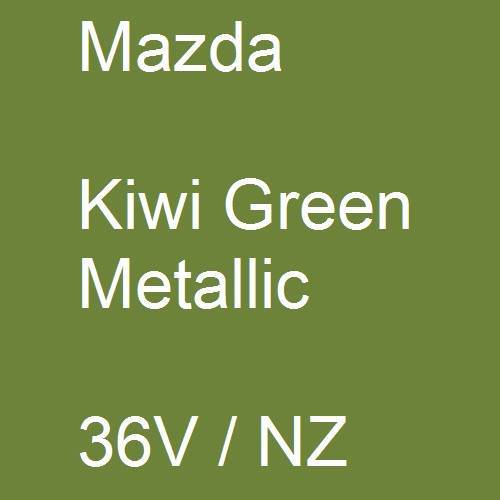 Mazda, Kiwi Green Metallic, 36V / NZ.